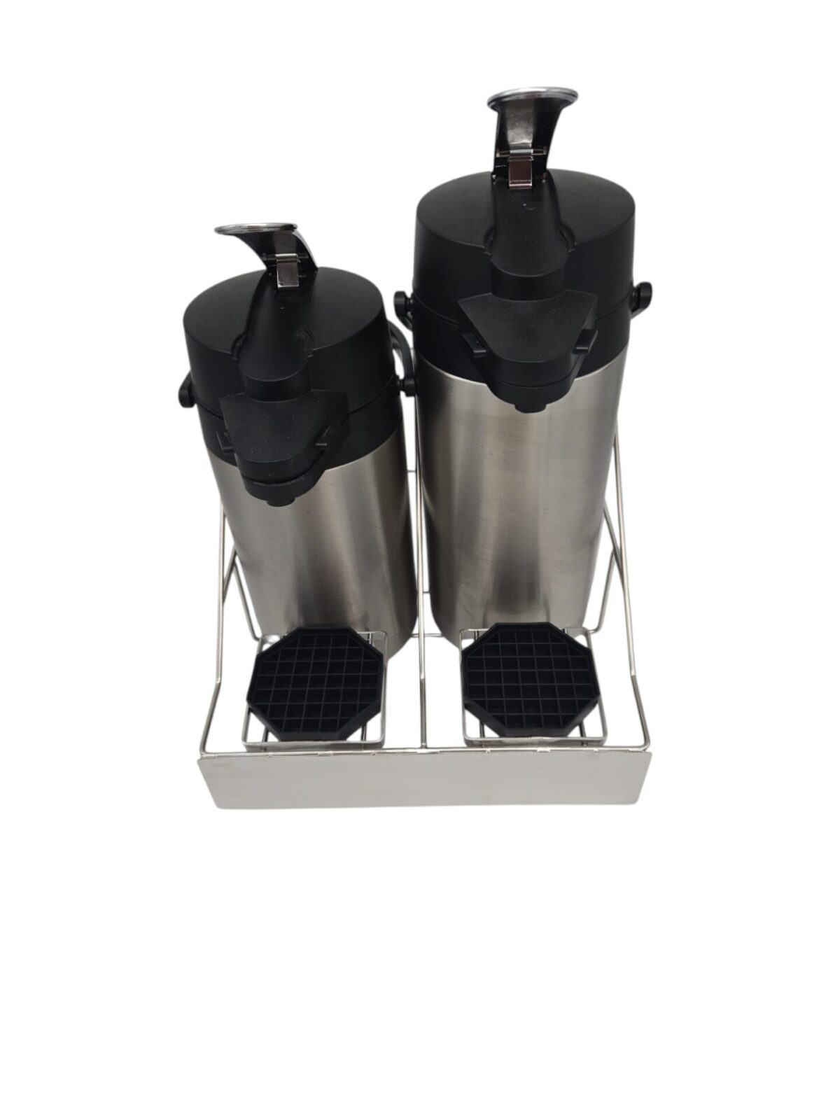 2 Airpot Serving Rack, Stainless Steel, with Drip Tray - Image 3