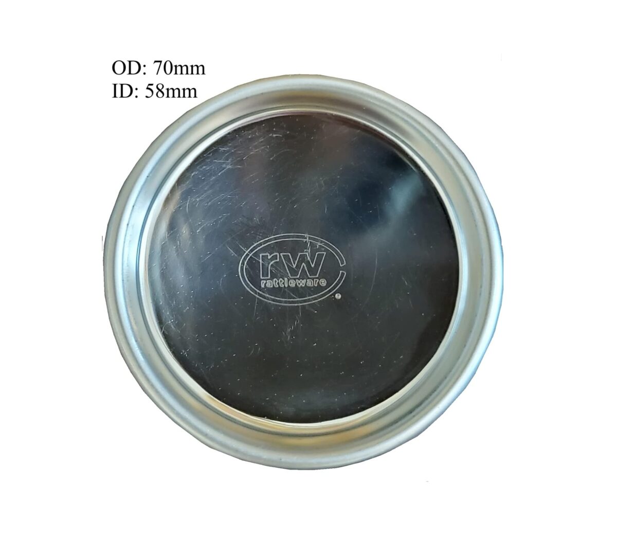Backflush Insert, Stainless Steel, 58mm, 02070 - Image 2