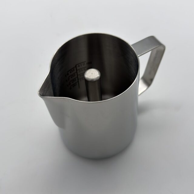 20 oz Pitcher, for Latte Art, with Center Post, Stainless Steel