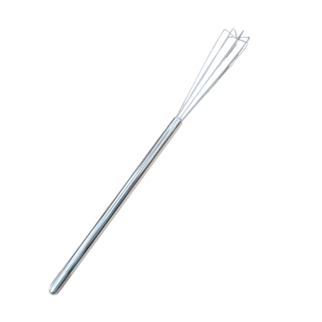 Triangle Whisk, Stainless Steel Coffee Tool, 10in - 03260
