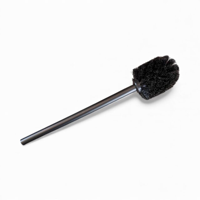 15" Large Brush, Airpot Cleaning, Detachable Threaded Head, Nylon Bristles, Stainless Steel Handle