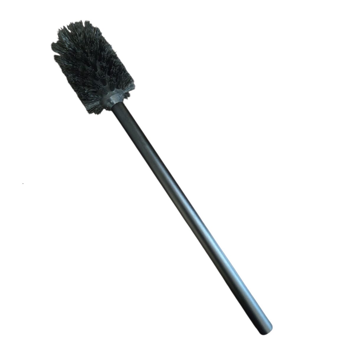 15" Small Brush, Airpot Cleaning, Detachable Threaded Head, Nylon Bristles, Stainless Steel Handle