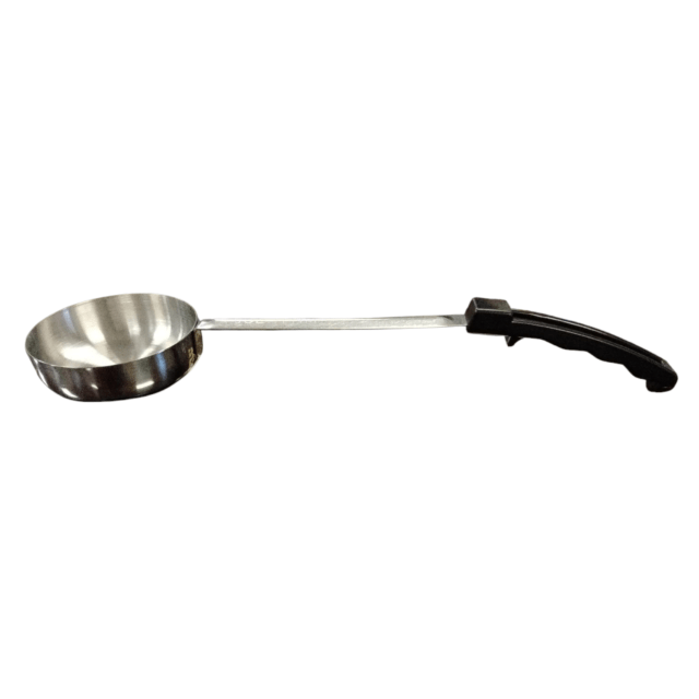 6oz Serving Ladle, Stainless Steel, Black Handle