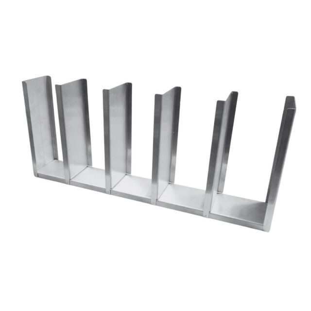 Cup/Lid Holder, 5 Compartment, Stainless Steel
