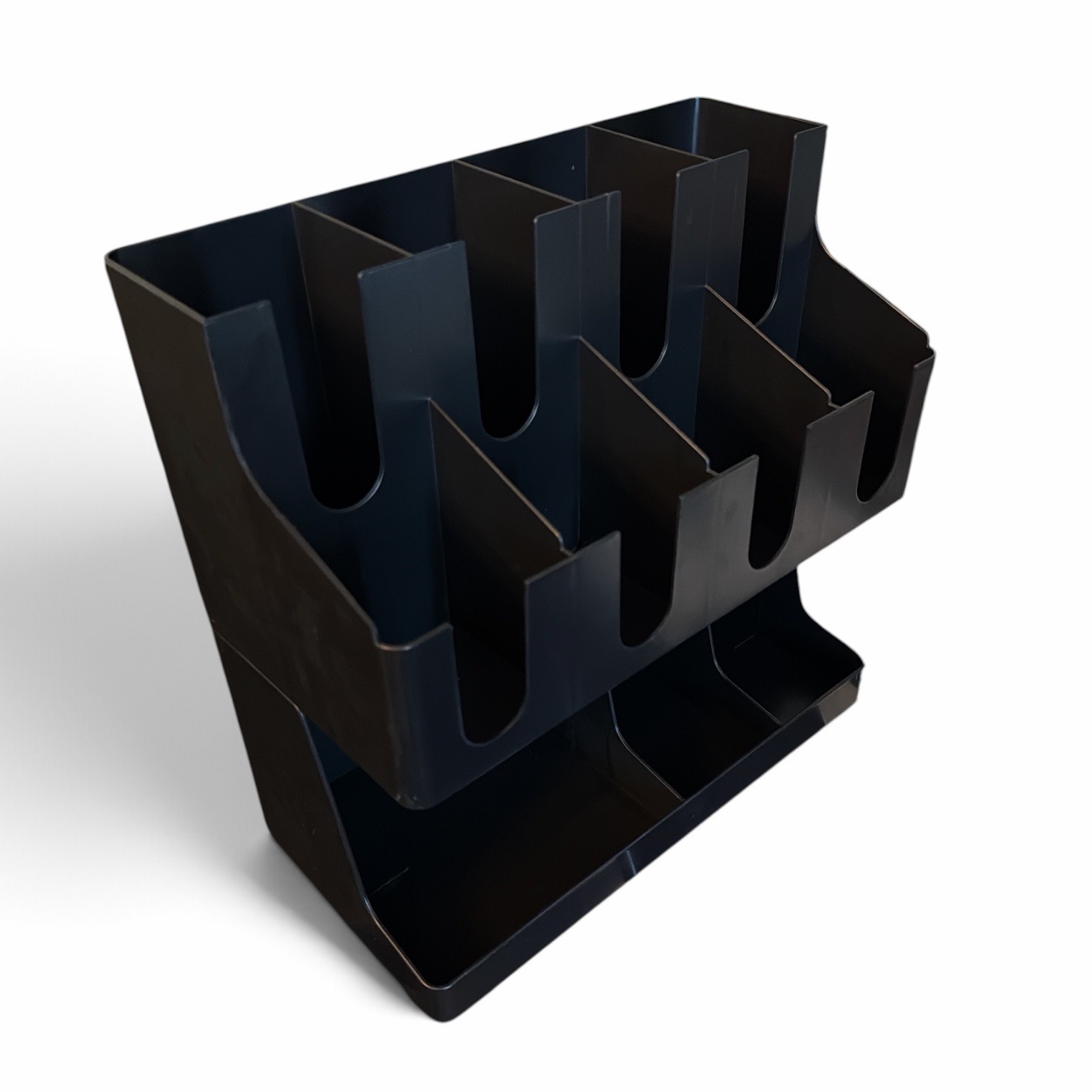 Cup and Condiment Center, 11 Section, Removable Tier, Polymer